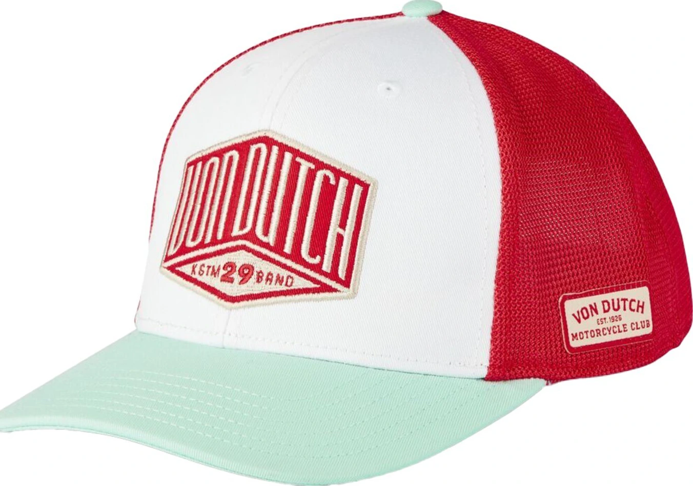 Von Dutch Semi curve cap 29, Red