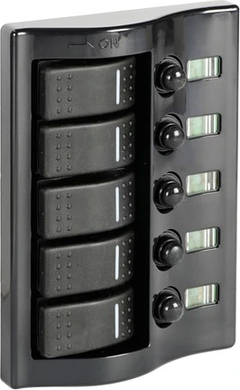 5-switch panel graphite