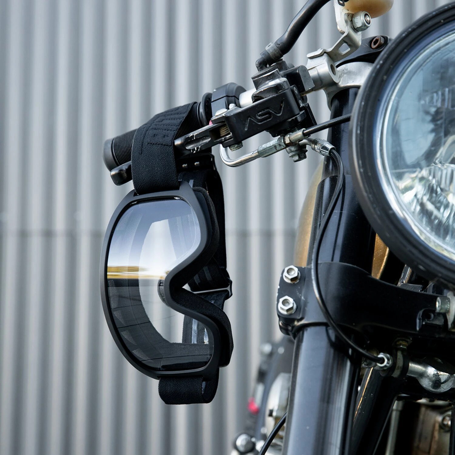 Biltwell Moto 2.0 akiniai black out, black out Black