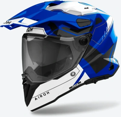Airoh Helmet Commander 2 Reveal Blue Gloss, S