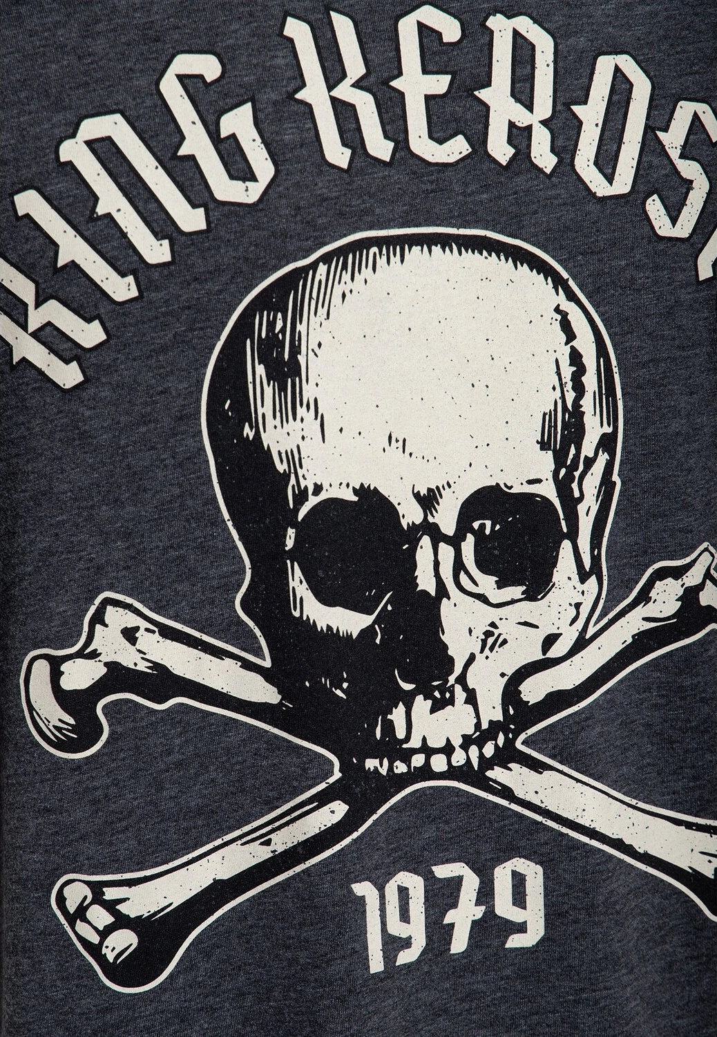 King Kerosin Skull 1979 t-shirt, anthracite Gray, 2XL