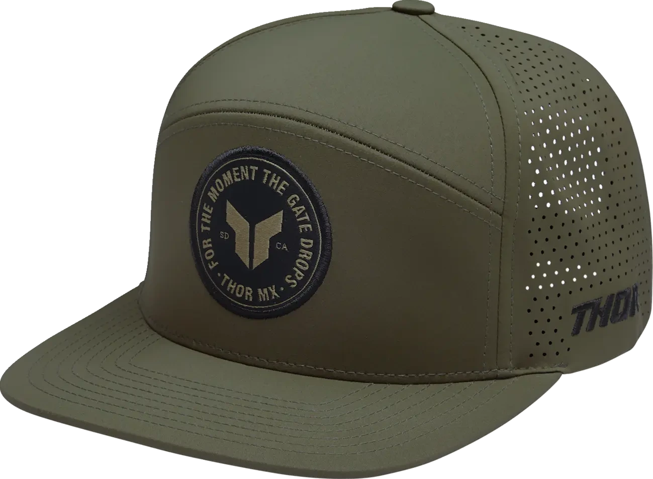 HAT BADGE HTR OLIVE