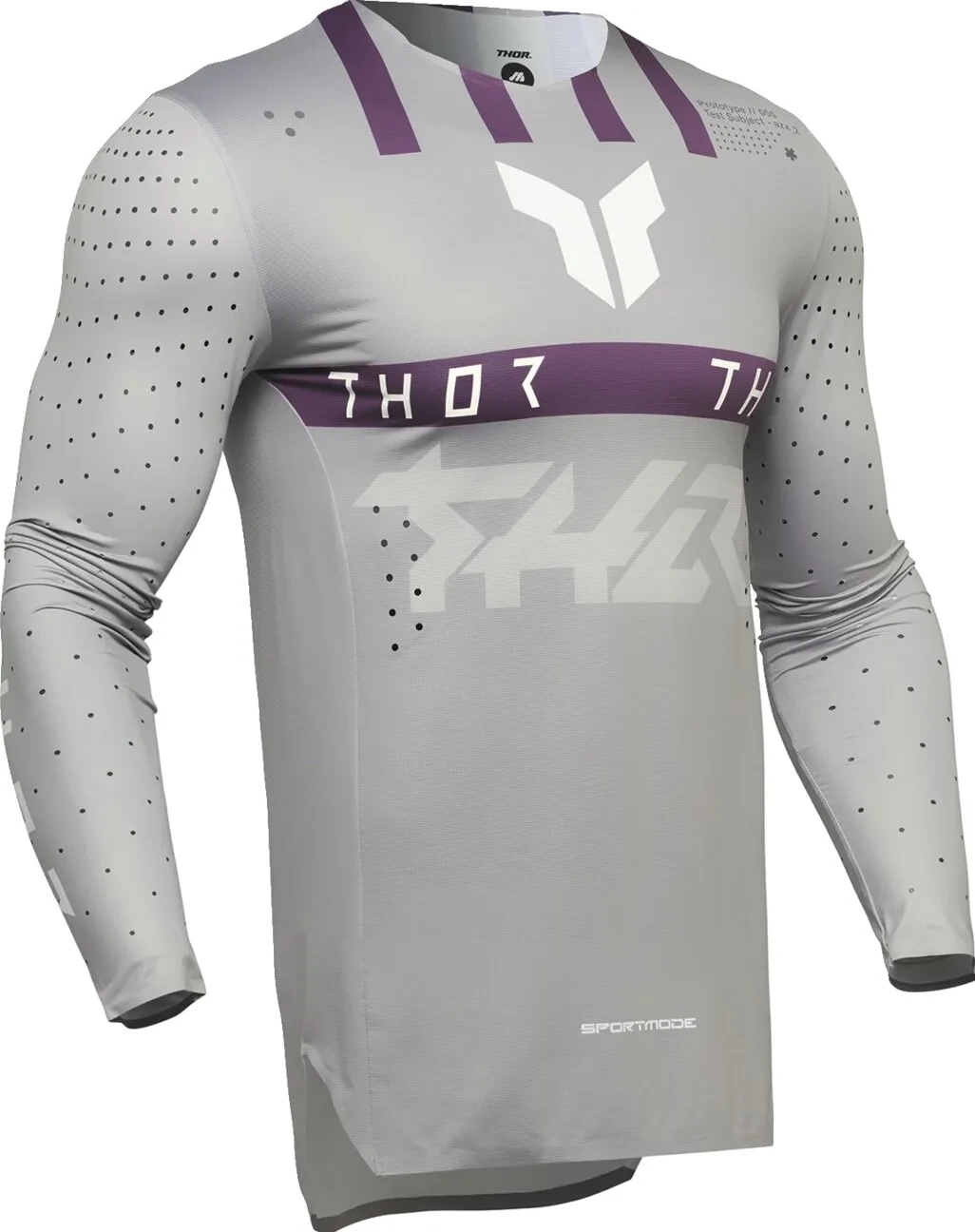 JERSEY SPRTMODE FLITE GY/PU MD