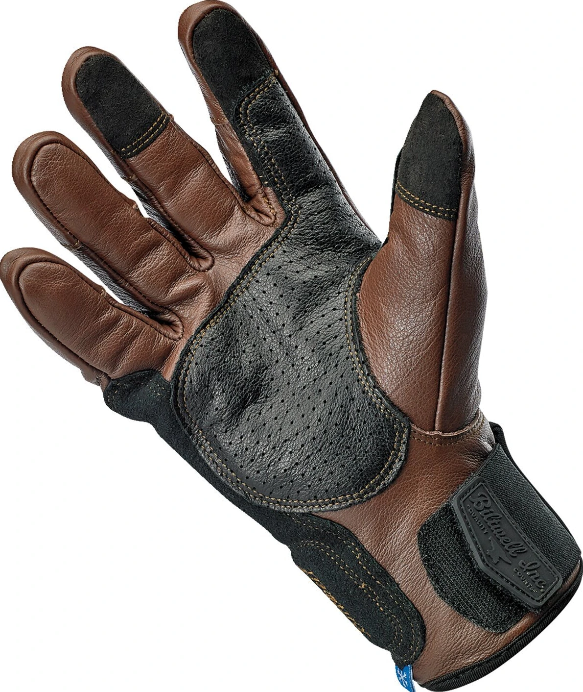 Biltwell Belden gloves, chocolate Black, Black, XS