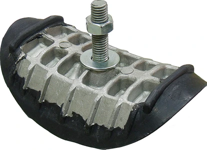 Rim lock 2.50 Aluminium/Rubber