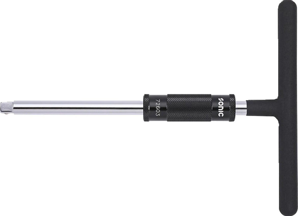 Sonic, Speedy T-grip 1/2" drive, Black, 330 mm
