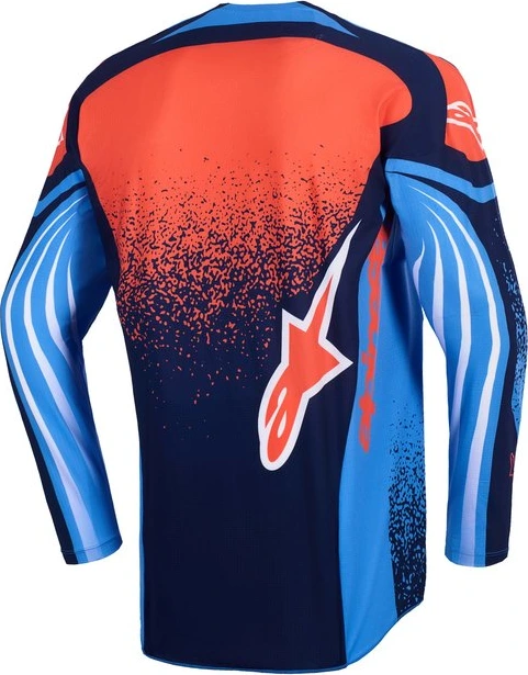 Alpinestars Jersey Techstar Nomur Navy/Orange/UCLA Blue, M
