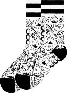American Socks Broken Chain Mid High socks