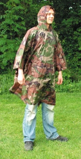 Fostex poncho woodland camo