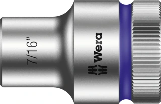 Wera Zyklop 1/2" socket - US sizes 7/16"