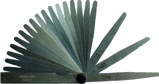 MIB, precision feeler gauge set. 8-piece. 0.03 to 0.10mm