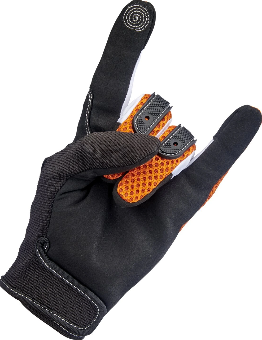 Biltwell Anza gloves, orange, Black, M