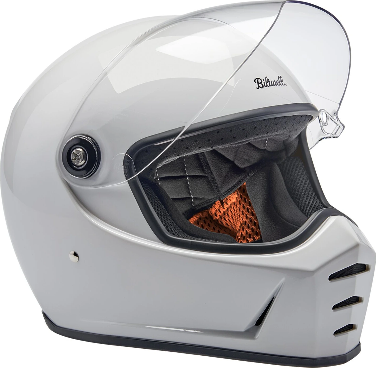 Biltwell Lane Splitter helmet, White, S, Gloss