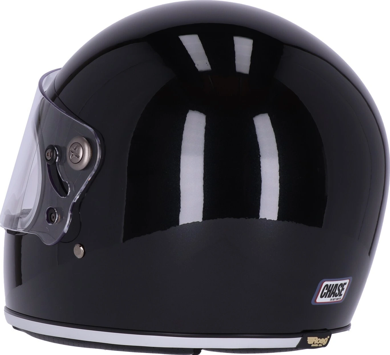 Roeg Chase helmet gloss black, S