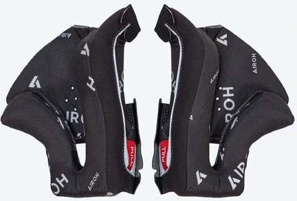 Airoh Twist 3 Cheek pads Black/white, XS 35mm