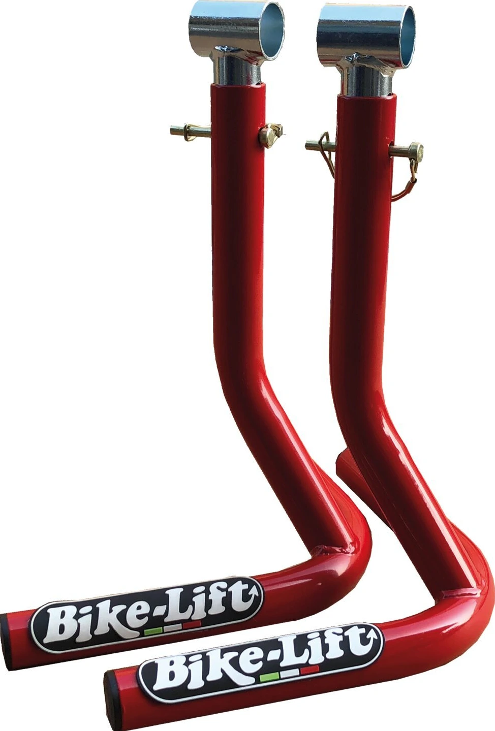 BIKE-LIFT, FPS-25 racing footpegs rear paddock stand, Red