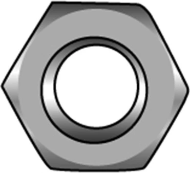Hexagon nut M6 DIN934 / A4 (10-pack)
