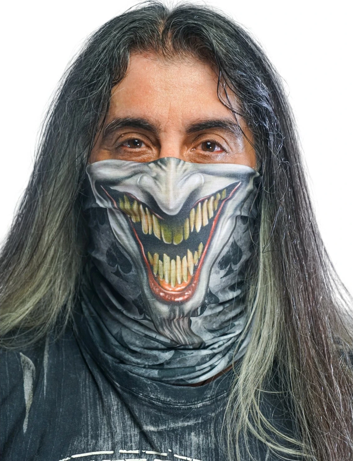 Lethal Threat Jester Face tunnel, Multi-color, One size fits most