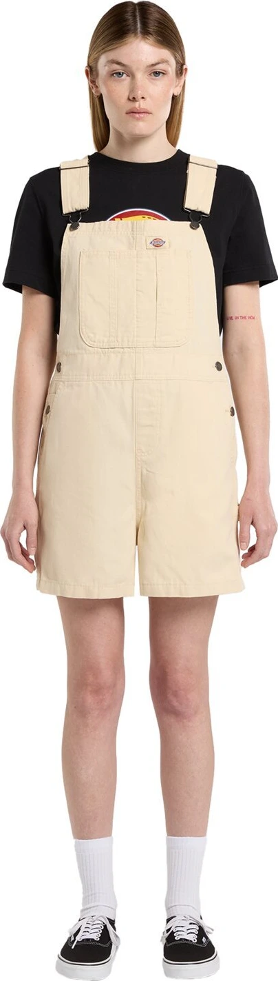Dickies Canvas short female bib, wood ash Beige, M