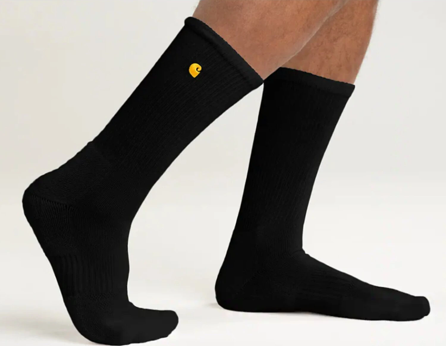 Carhartt Force™ Midweight Crew socks 2 Pack, Black, XL
