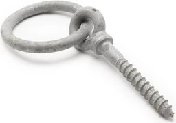 Ring Eye Bolt with wood thread 8x60mm