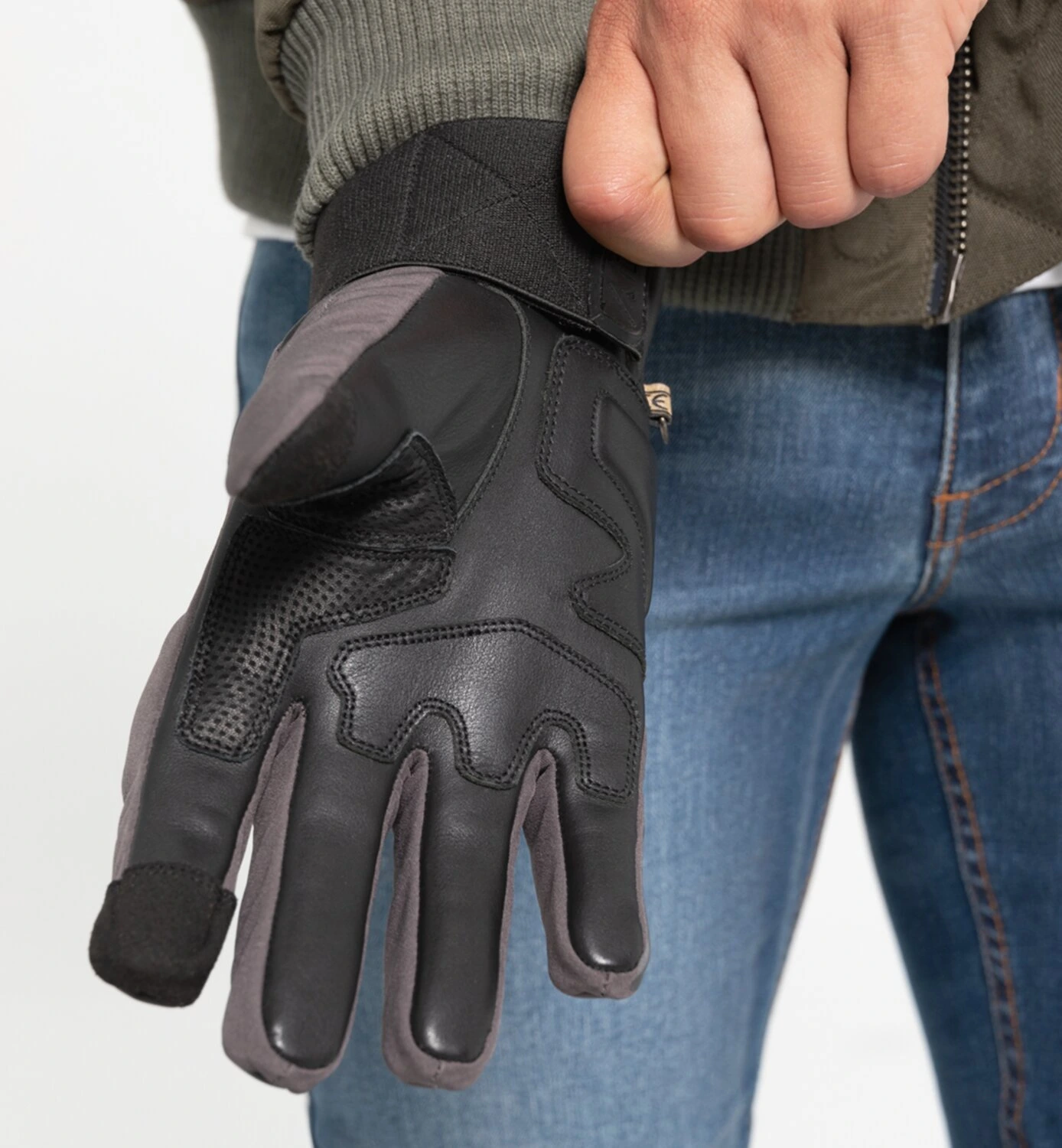 By City Artic gloves, grey, S