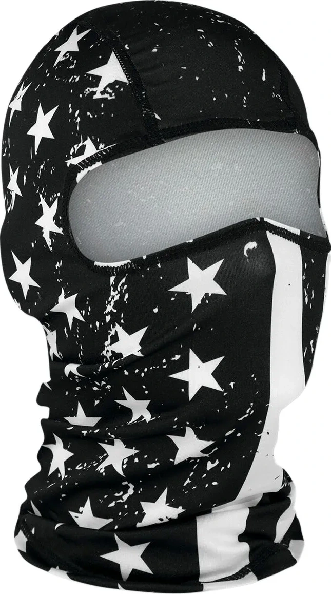 BALACLAVA BK/WH FLAG