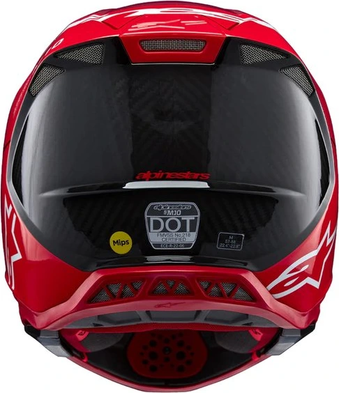 Alpinestars Helmet S-M10 2206 Flood Red Fluo, XS