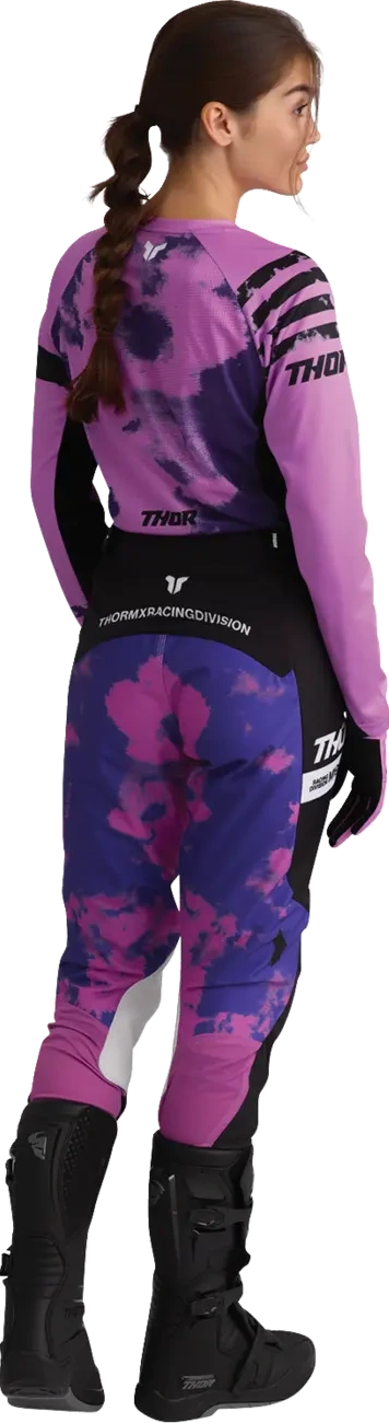 JERSEY WMN LAUNCHMODE BLEACH BLK/ORC XS