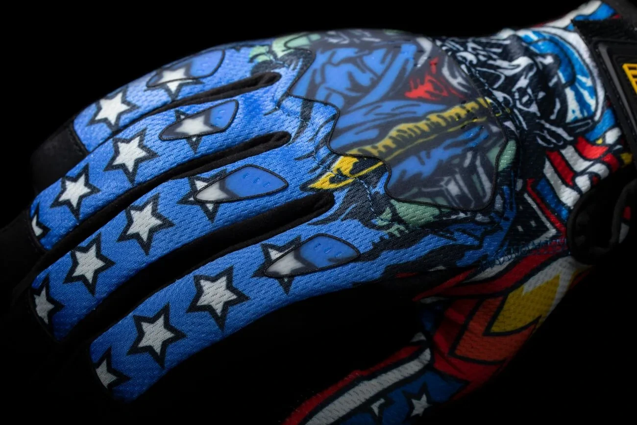 GLOVE HOOLIGAN FLYBOY CE BLUE SM