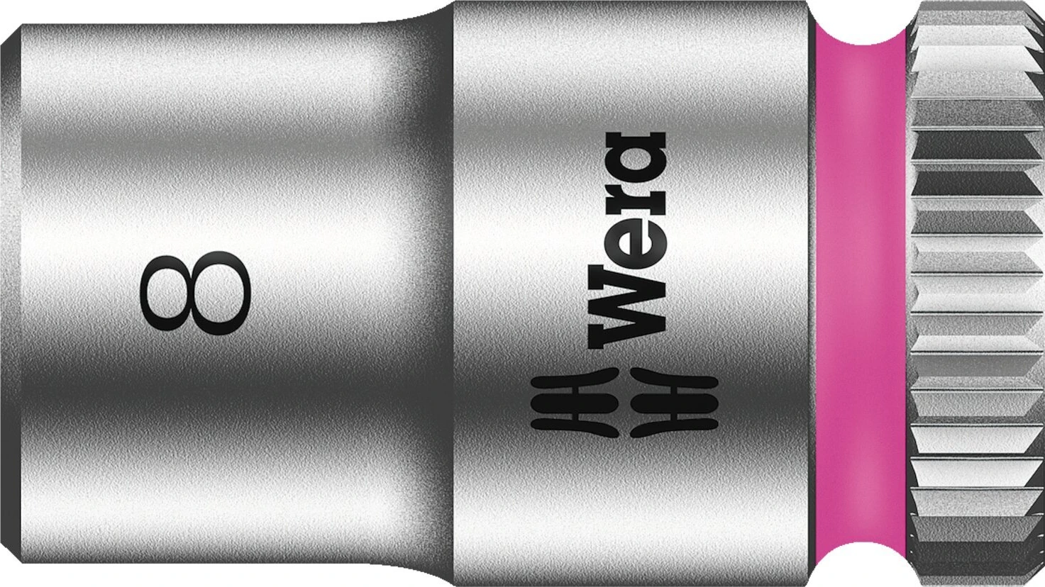 Wera Zyklop 1/4" socket - Metric 8.0, 8 mm, Chrome