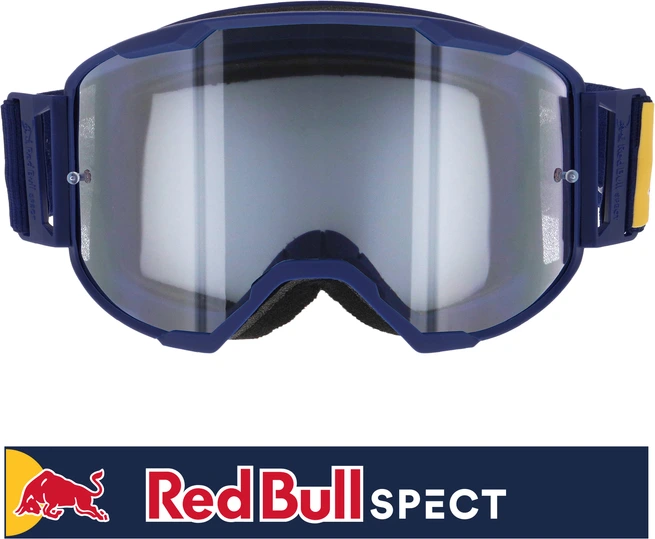Spect Red Bull Strive MX Goggles Double lens Blue clear