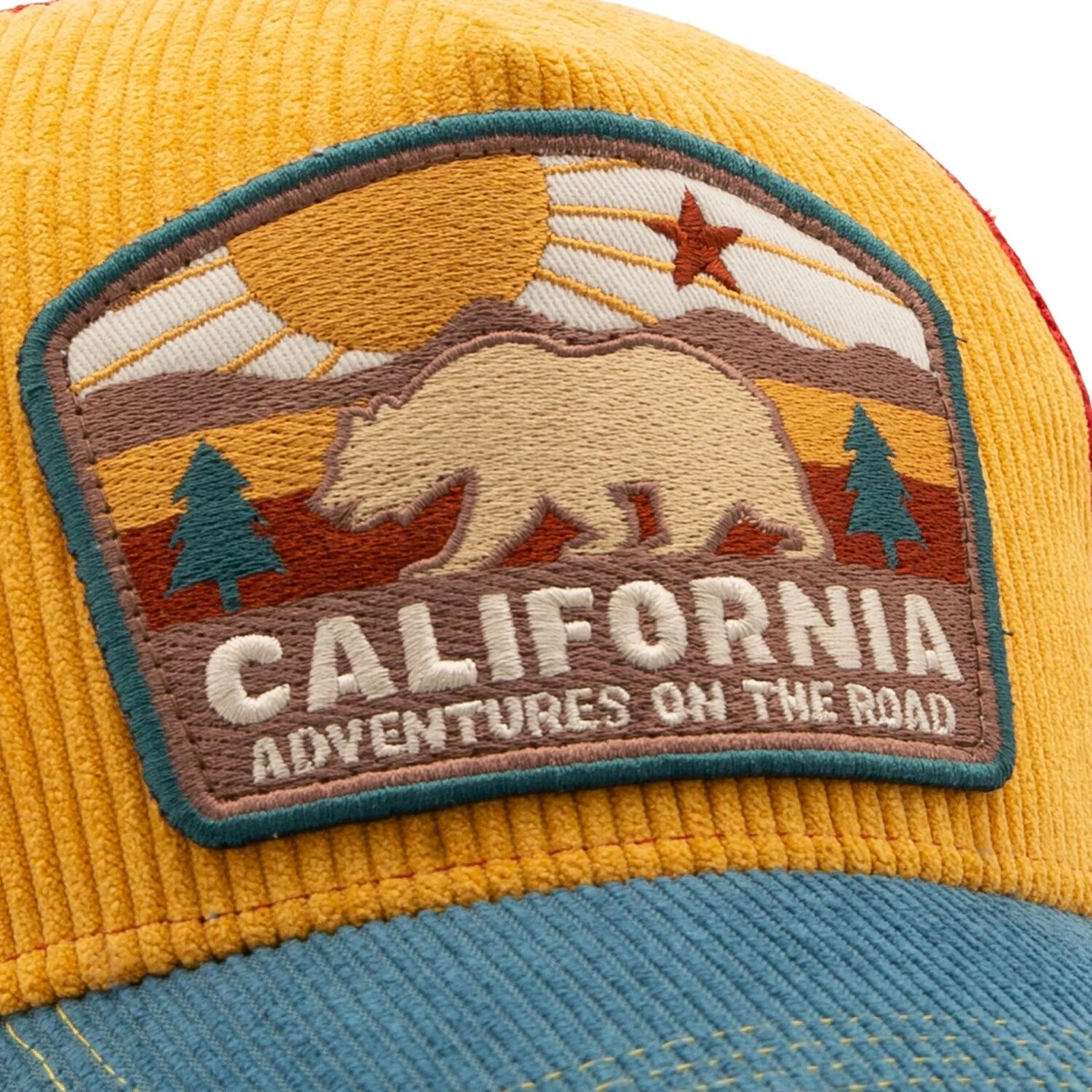 King Kerosin California cap senf, Orange