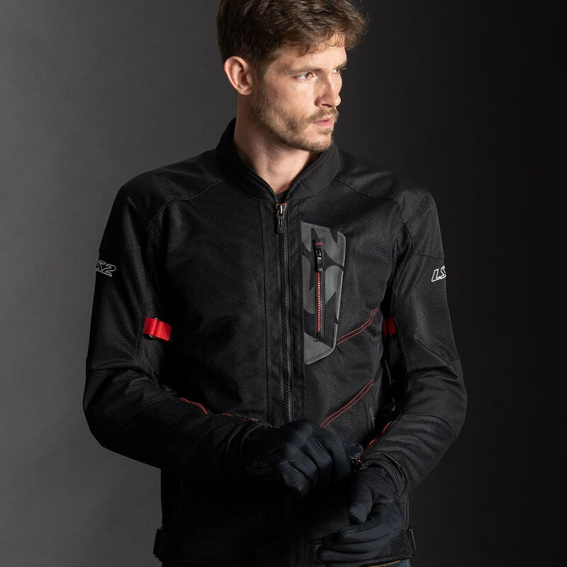 LS2 Alba Man Jacket - Black, 5XL