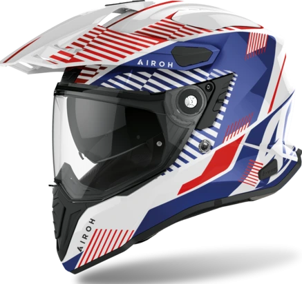Airoh Commander Boost white/blue gloss, XS