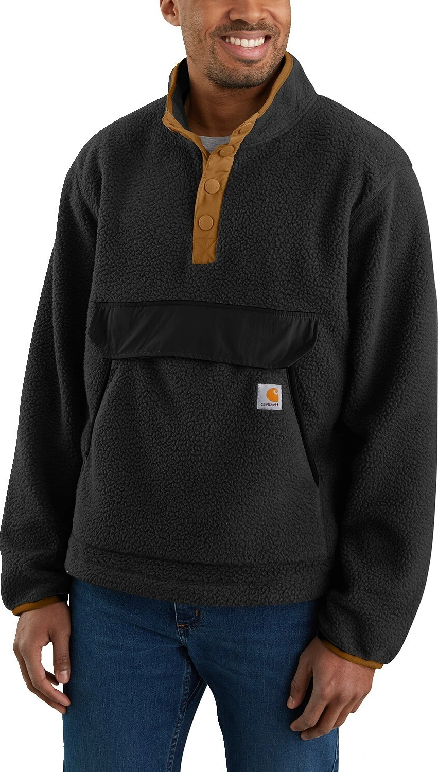Carhartt Fleece pullover, Black, S