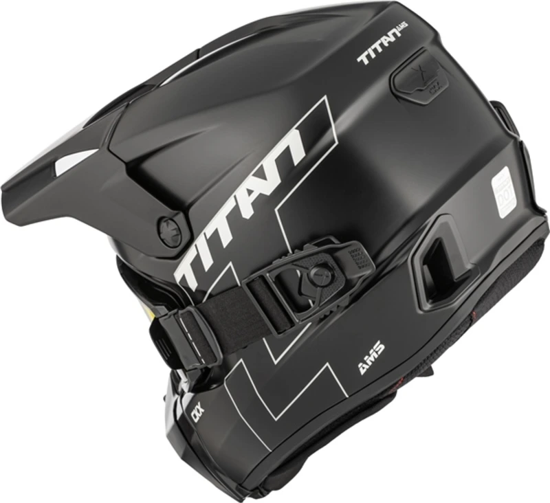 CKX Helmet Titan AMS Matt Black + Heated Goggles, S
