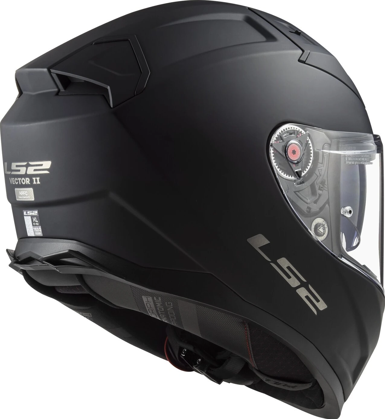LS2 Vector II helmet, Black, M, matt