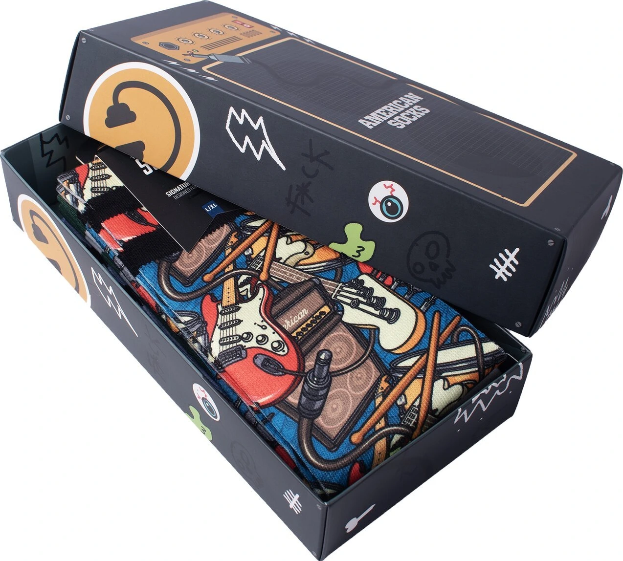 American Socks Amp gift box, Multi-color, S/M