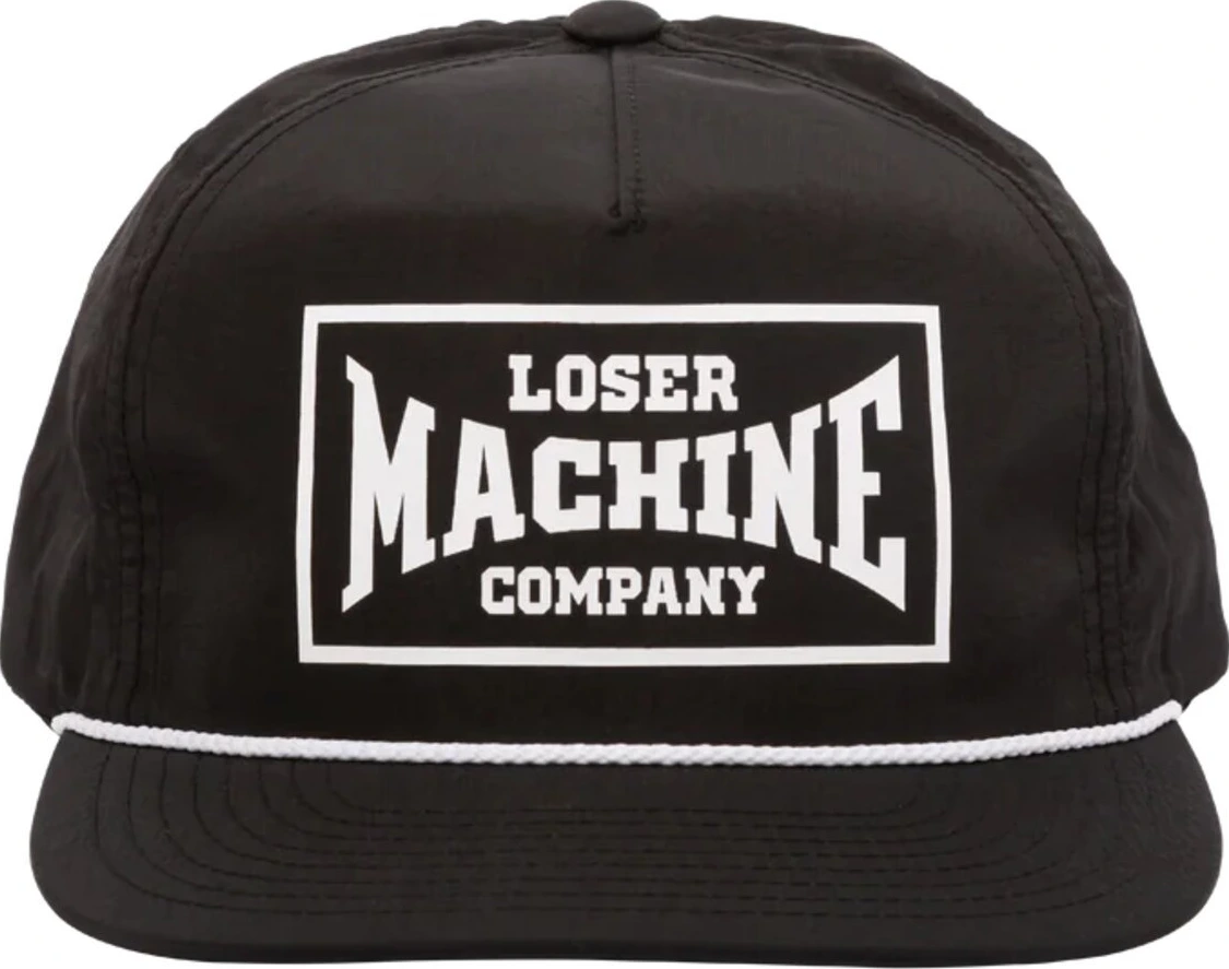 Loser Machine Too Hard Hat cap, Black