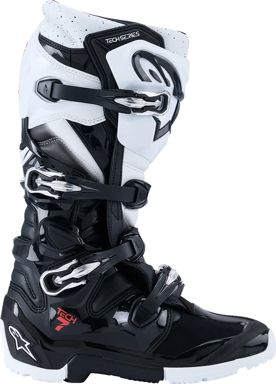BOOT TECH 7 ENDURO BLK/WHT 5