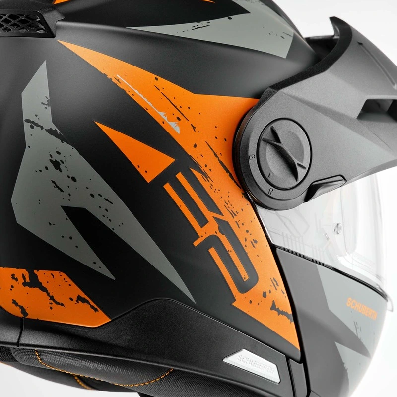 Schuberth Helmet E2 Explorer Matt Orange, 53 XS