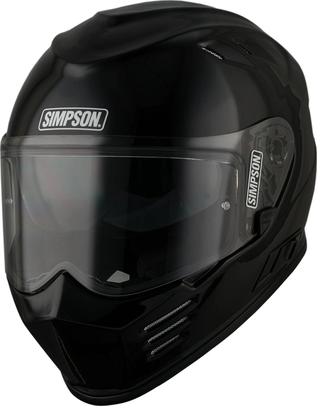 Simpson Venom helmet, black metal, XS, Gloss