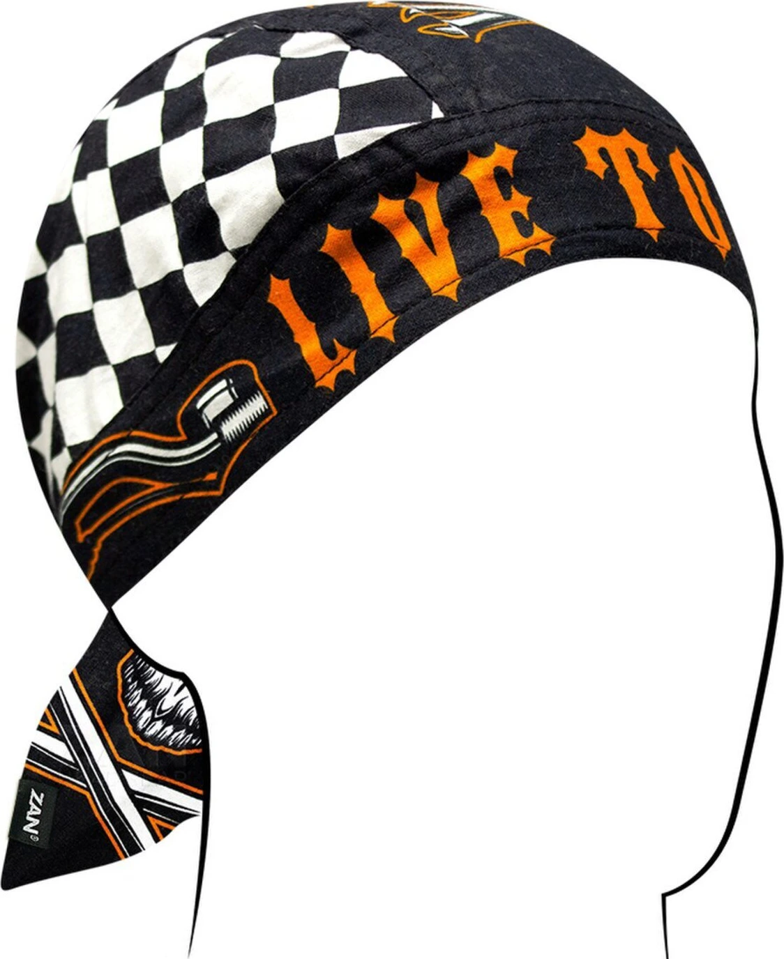 ZANheadgear Flydanna® Cotton Ride to Live