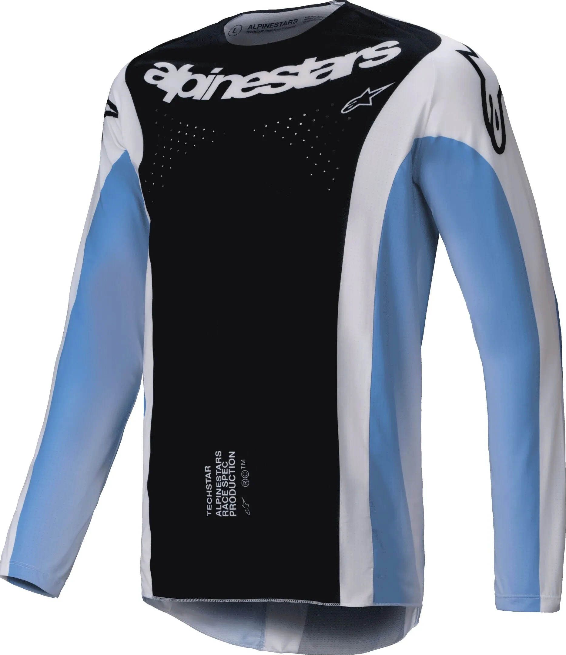 JERSEY TECHSTAR MELT BLACK/BLUE 2X