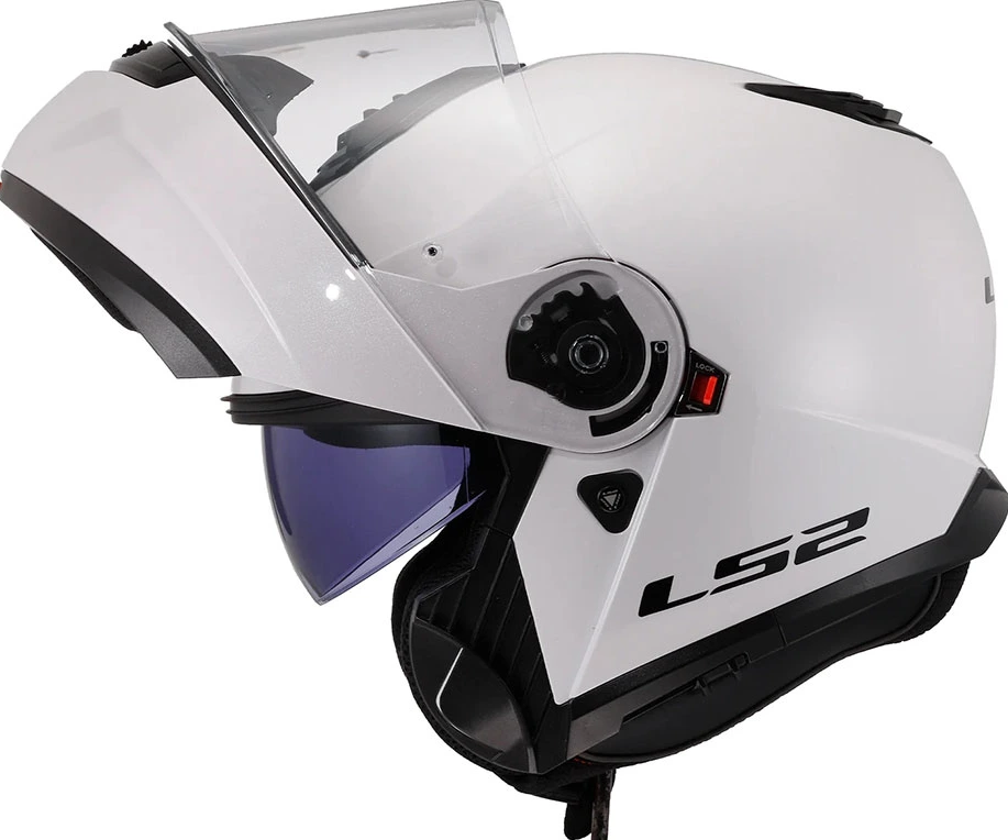 LS2 FF908 STROBE II Solid helmet - Gloss White, 3XL