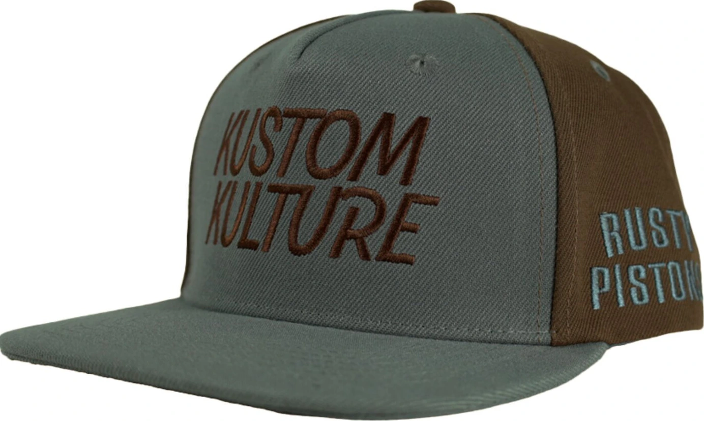 Rusty Pistons Gladys cap, Gray, brown