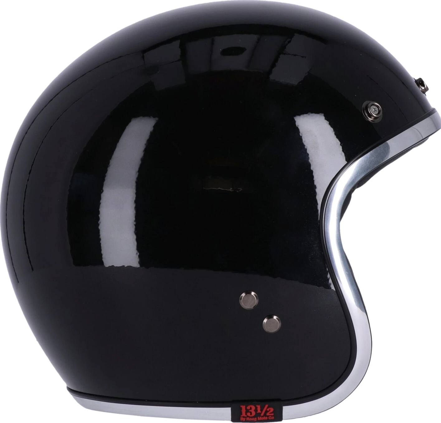13 1/2 Skull bucket helmet, Black, M, Gloss