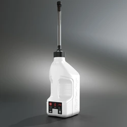 Tuff Jug Baltas su Standartiniu Dangteliu ir Automatinio Sustabdymo Snapu (GEN 3)