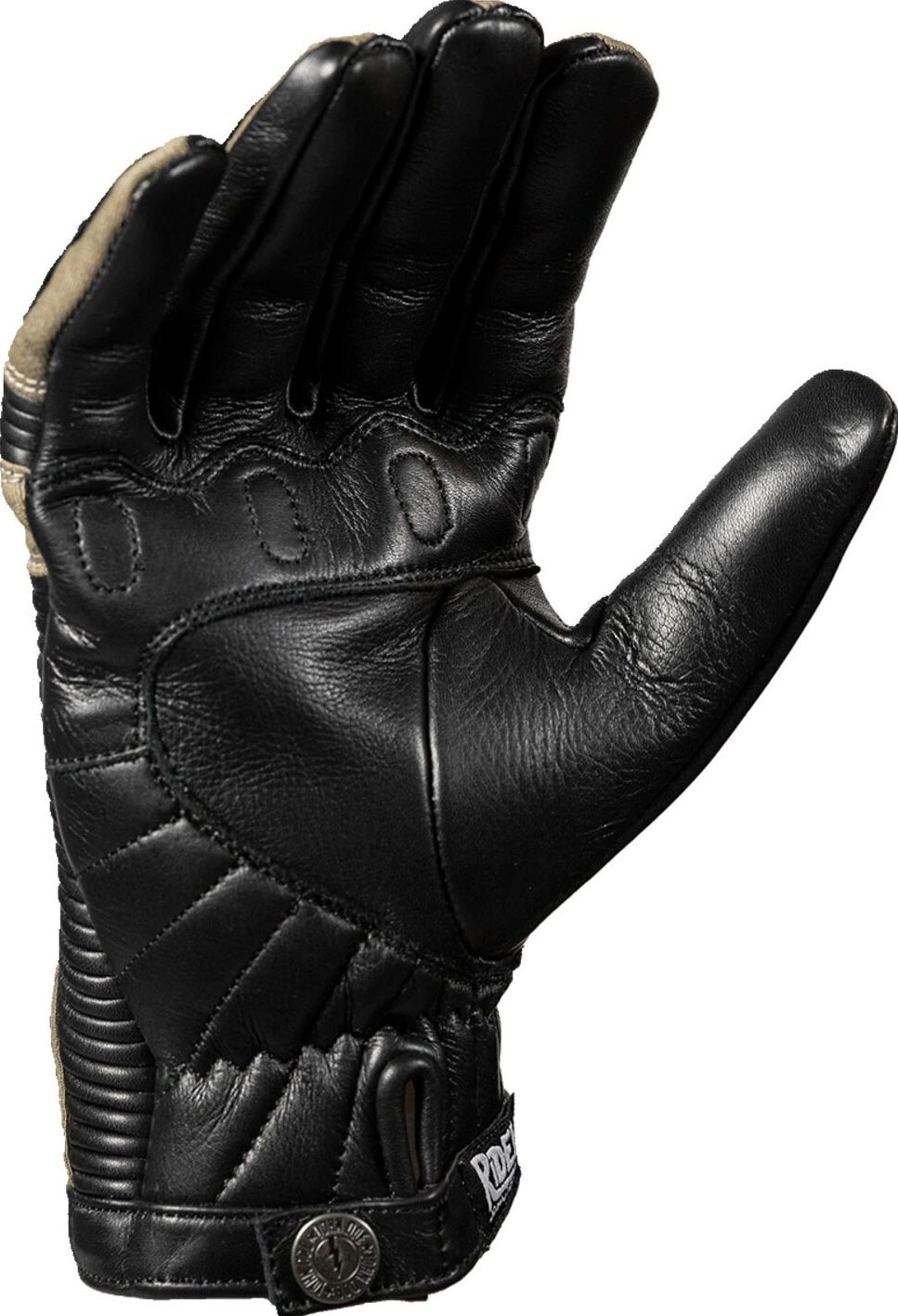John Doe Durango gloves, Black, camel Black, 2XL
